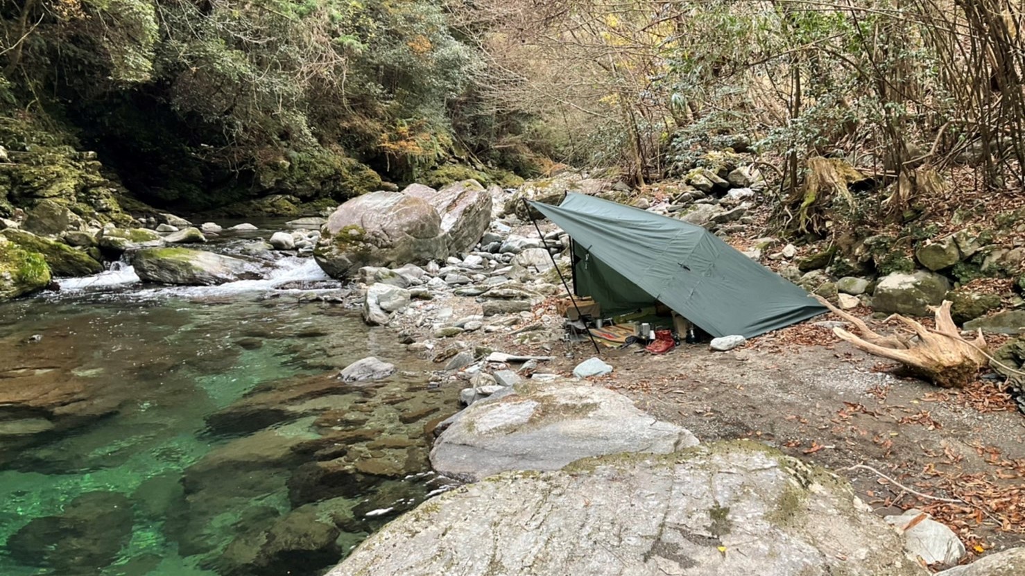 野営７号地  川キャン + 河童危険サイト